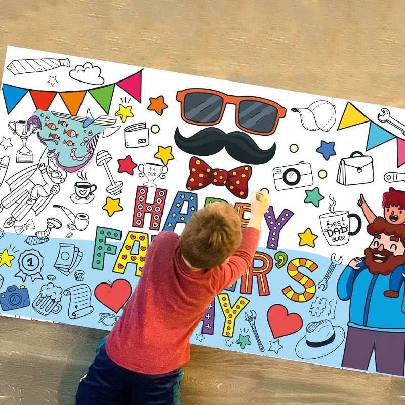 Happy Kids Education - Wesołego Dnia Ojca: Papier do samodzielnego