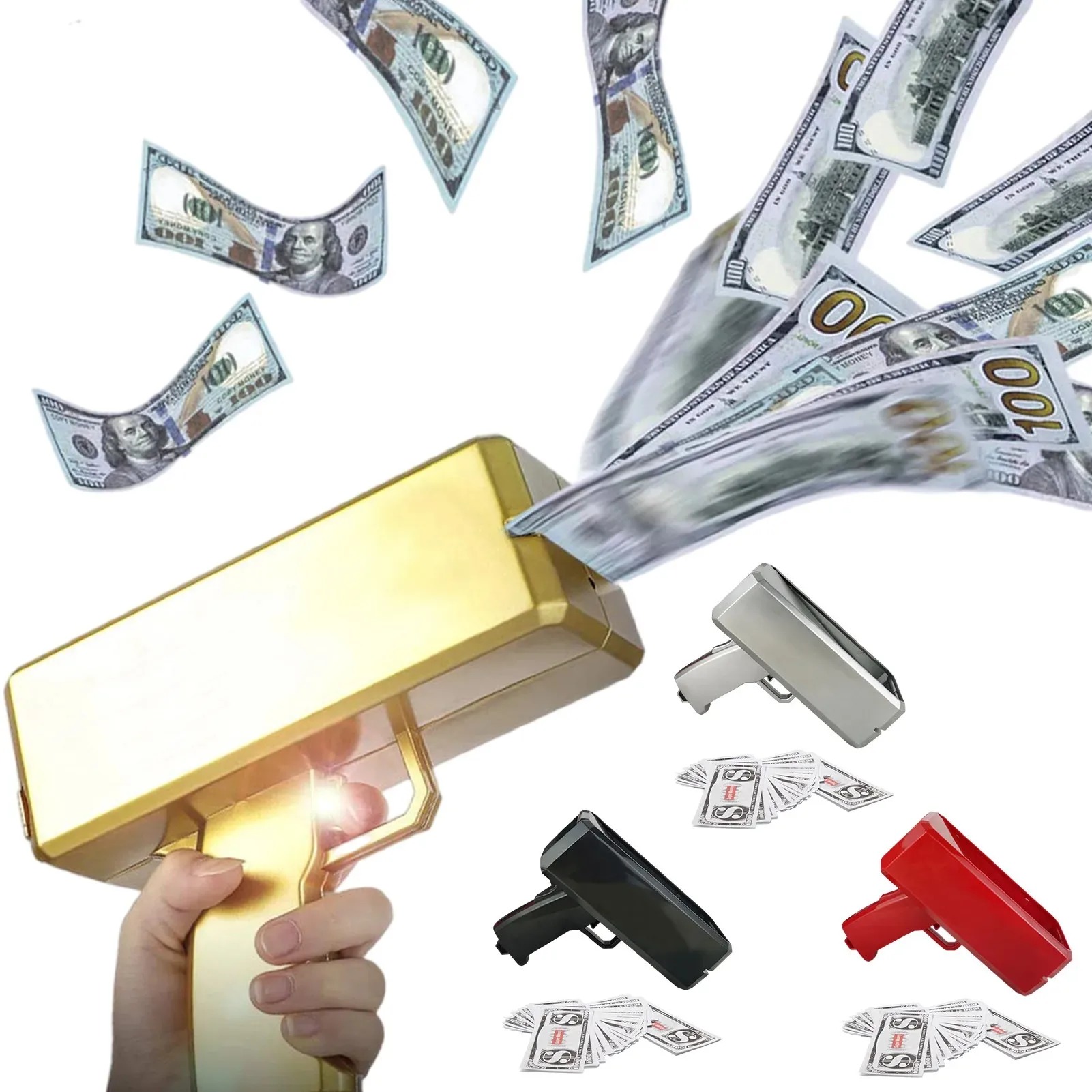 Kids Education Money - Strzelaj pieniądze pistolet zabawka zabawna gra