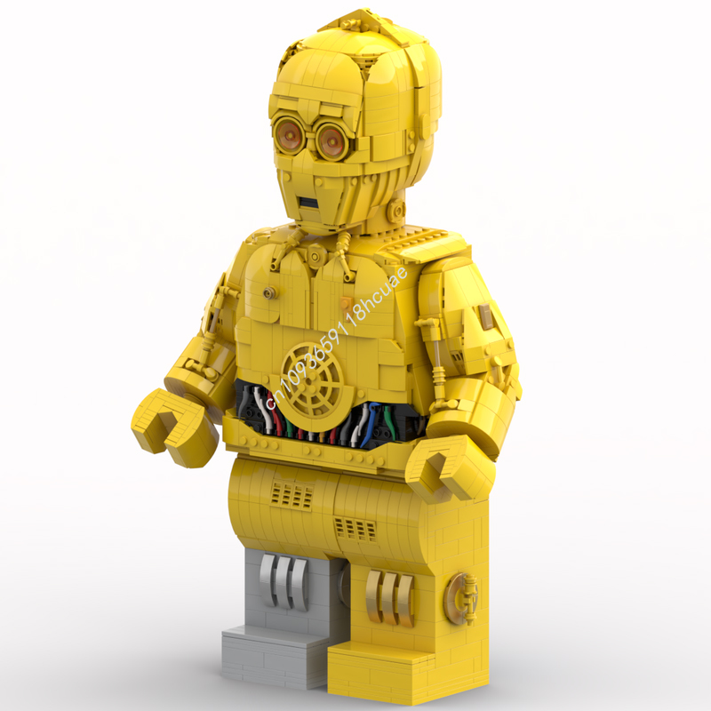 Kids Education Film - 2545 ELEMENTÓW MOC Gwiezdne Wojny C-3PO