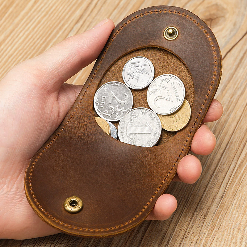 Kids Education Money - Portfel damski mały ze skóry naturalnej,