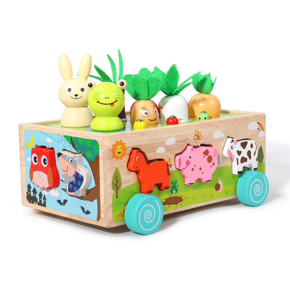 Kids Educational Game 3 - Drewniany asortyment kształt pasujące zabawki dla