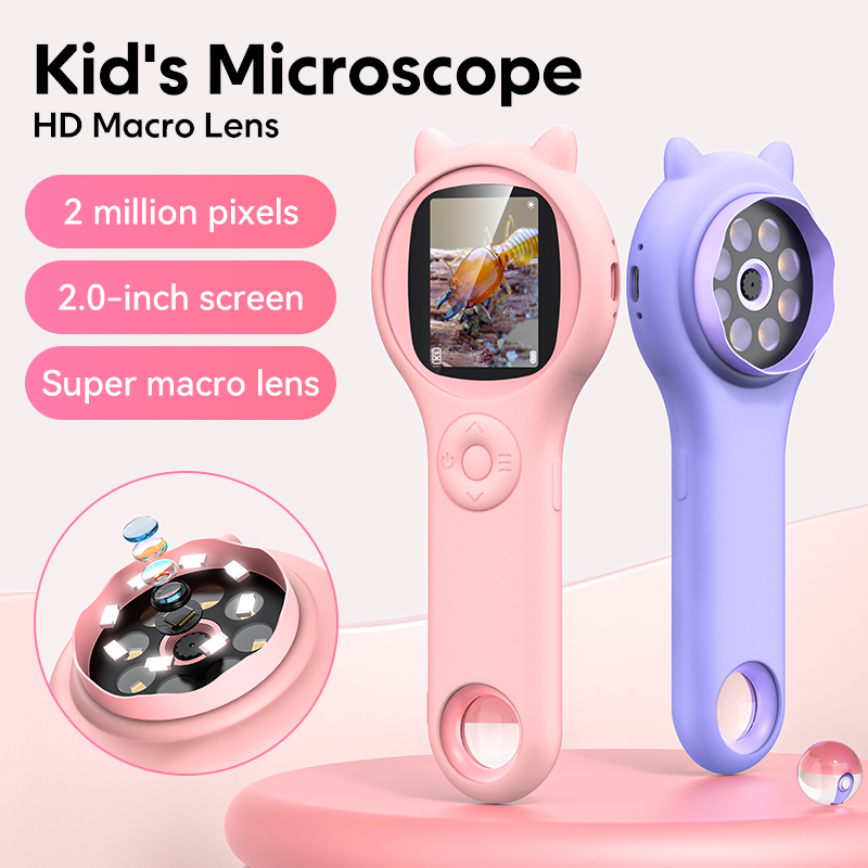 Kids Educational Videos - Mini mikroskop optyczny dla dzieci z