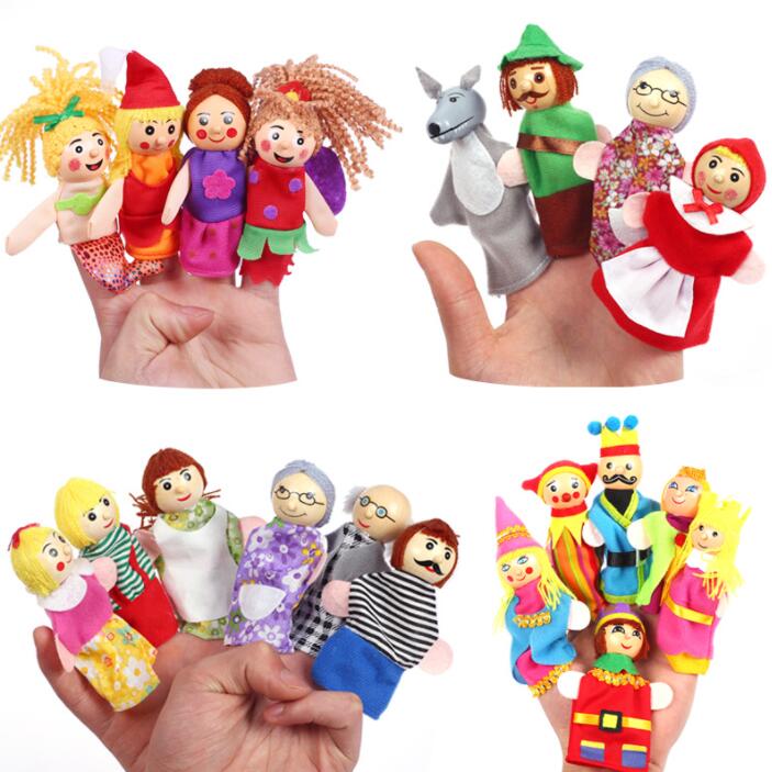 Happy Kids Education - Zestaw pacynek na palec dla niemowląt,