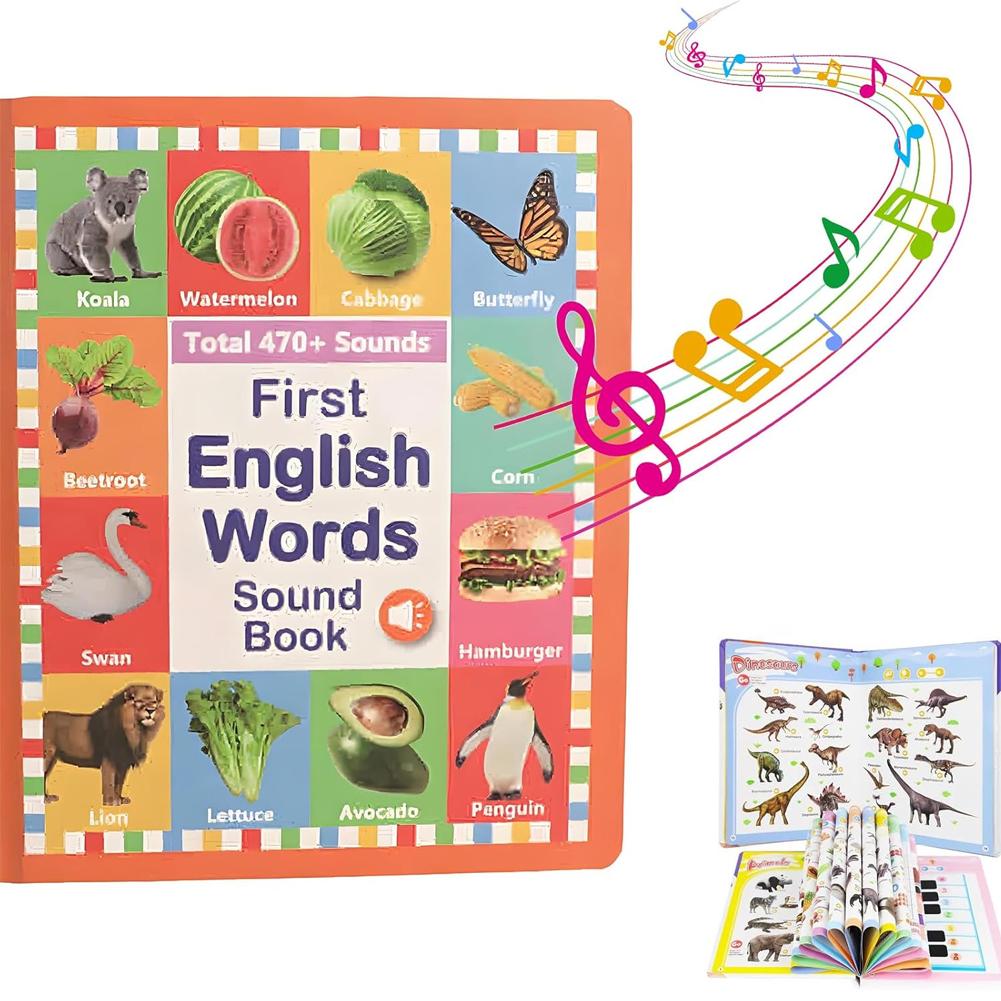 English Kids Education - Angielska książka do czytania z dźwiękiem