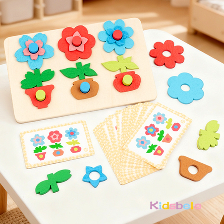 Montessori Drewniana Układanka – Kids Educational Game 3 recenzja i cena
