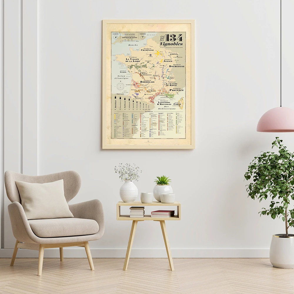 Retro Map Europe City Vines Ma – Kids Education Quote recenzja i cena
