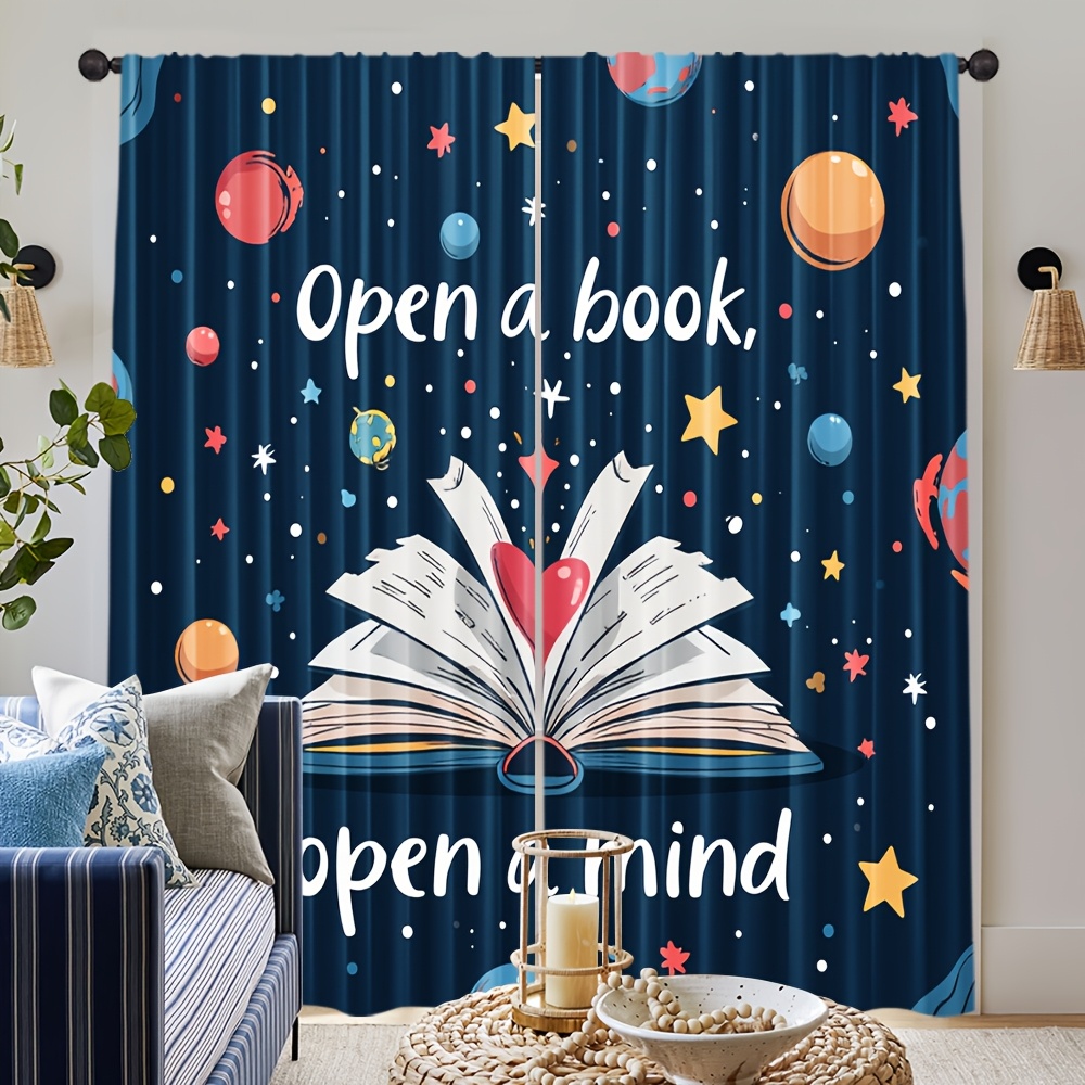 Zasłony okienne z motywem eduk – Kids Education Quote recenzja i cena