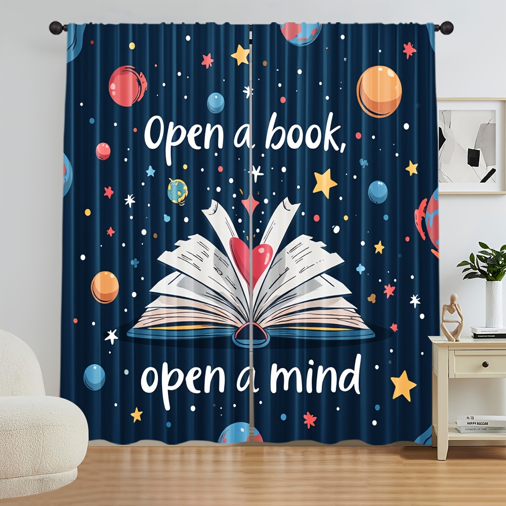 Zasłony okienne z motywem eduk – Kids Education Quote recenzja i cena