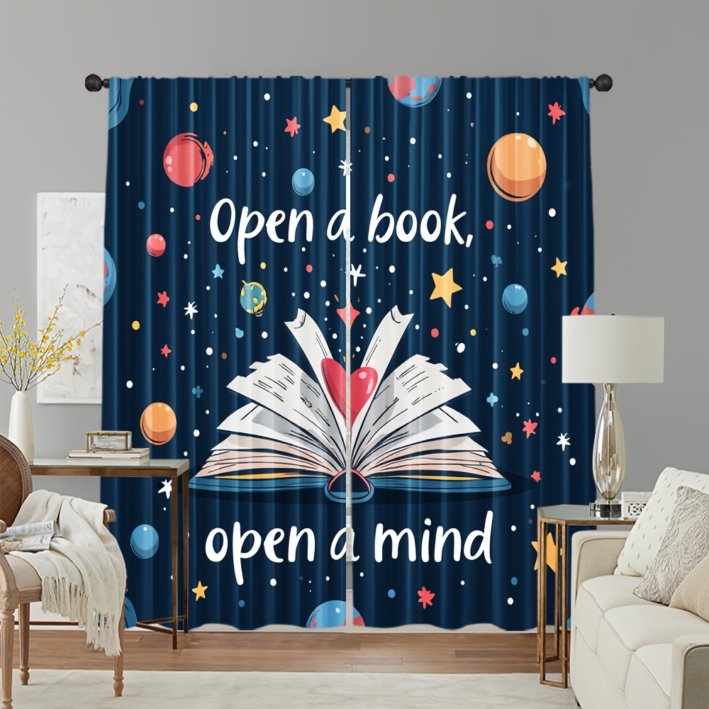Zasłony okienne z motywem eduk – Kids Education Quote recenzja i cena