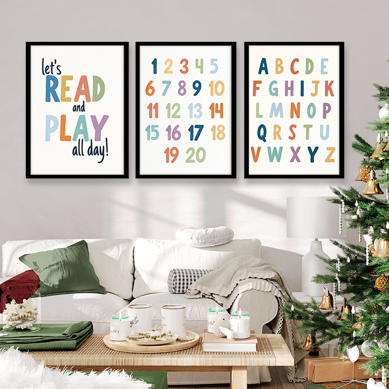 Zestaw Obrazów na Płótnie Tęcz – Kids Education Quote recenzja i cena