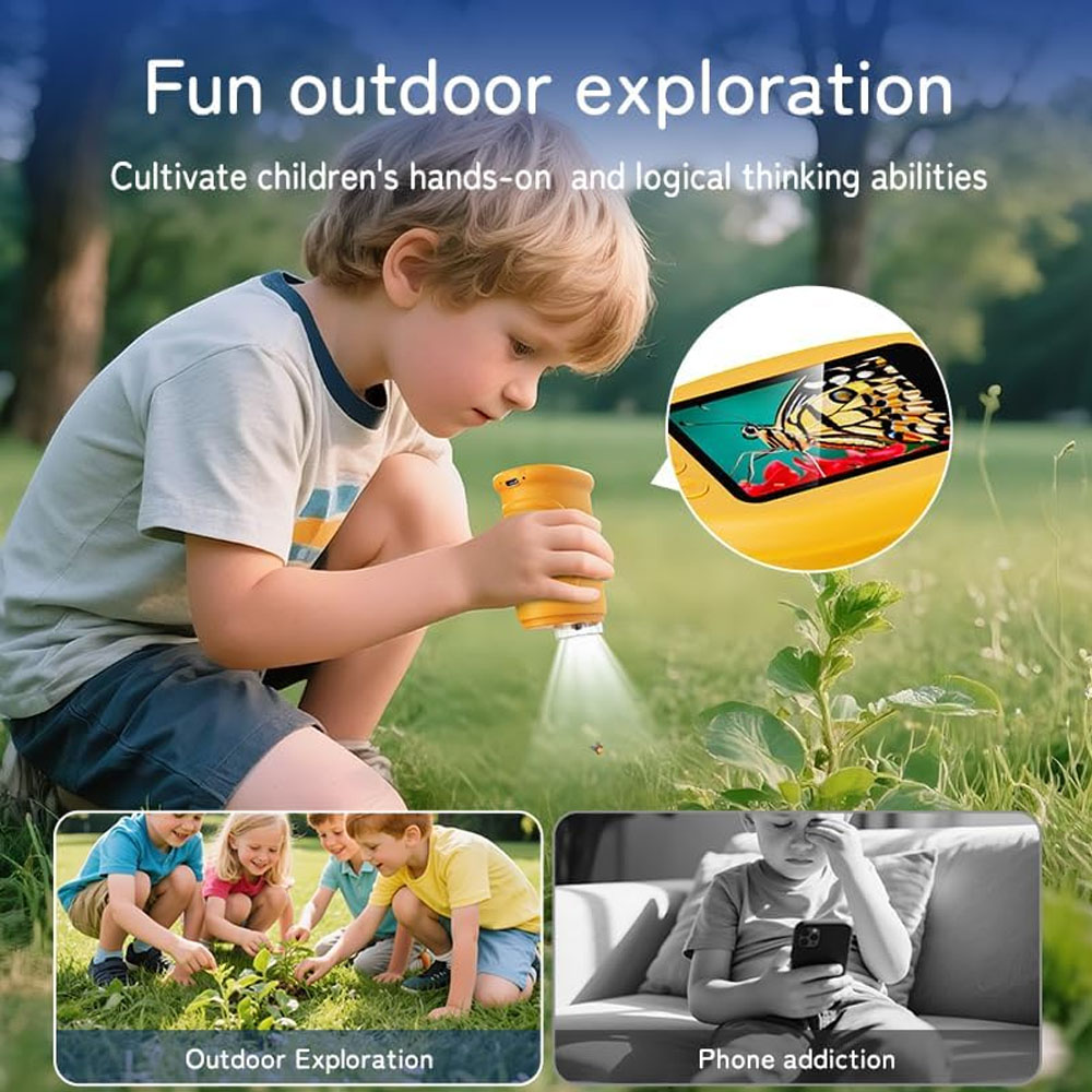 Mikroskop kieszonkowy 1000X dl – Kids Educational Videos recenzja i cena