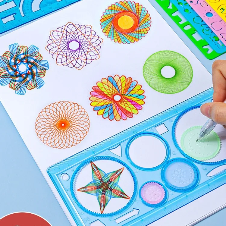 Zestaw szablonów do rysowania  – Kids Education Template recenzja i cena
