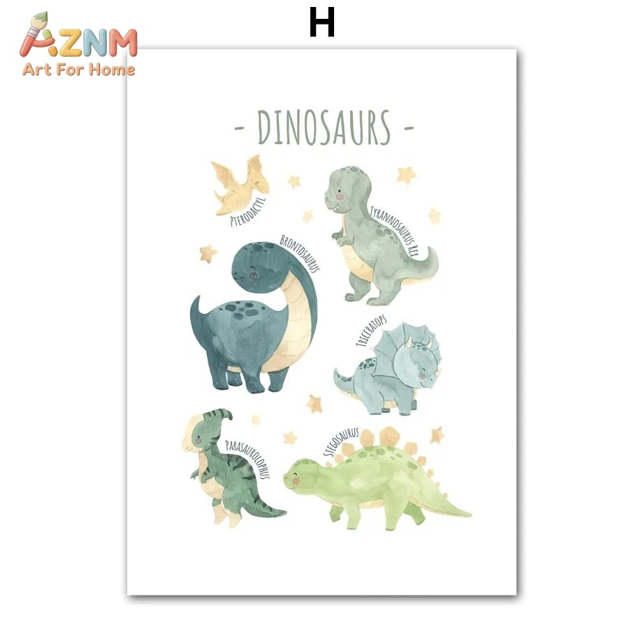 AZNM Akwarelowy Obraz na Płótn – Kids Education Quote recenzja i cena
