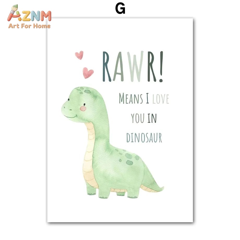 AZNM Akwarelowy Obraz na Płótn – Kids Education Quote recenzja i cena