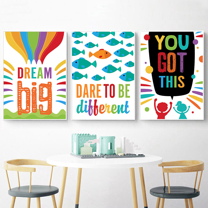 Kolorowe, urocze, inspirujące  – Kids Education Quote recenzja i cena