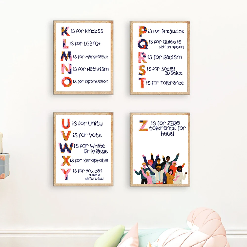 Nursery Alphabet Human Rights  – Kids Education Quote recenzja i cena